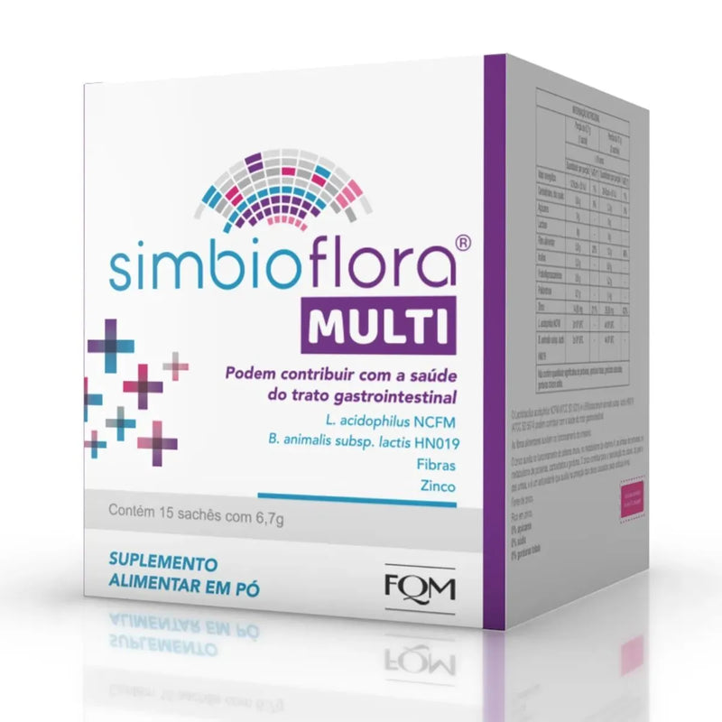 Suplemento Alimentar Simbioflora Multi - 15 Sachês Com 6,7g